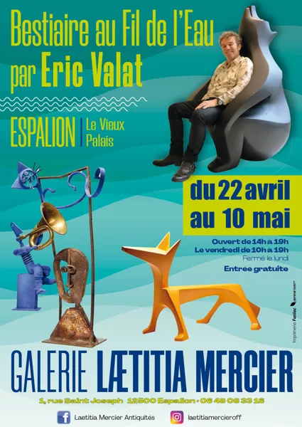 Exposition "Bestiaire au fil de l'Eau" par Eri ...