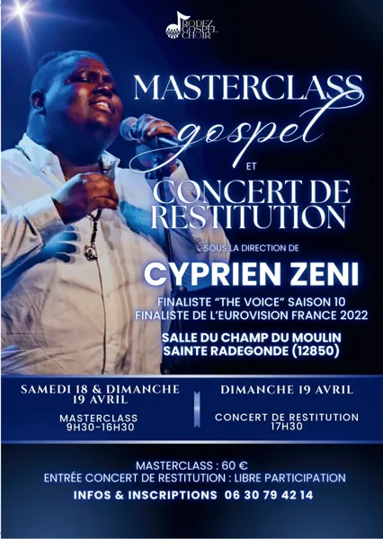 Masterclass gospel et concert de restitution