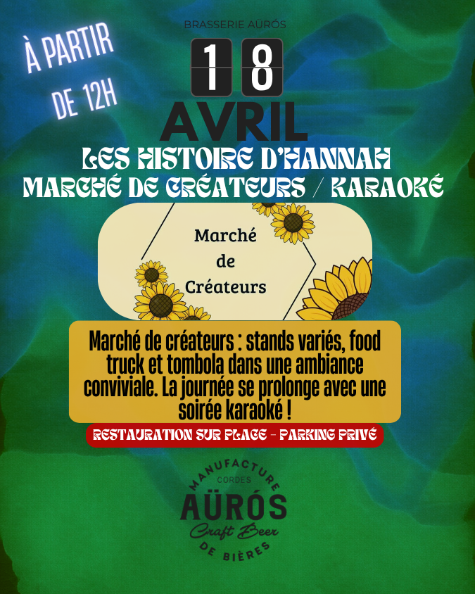 Marché de créateurs par "Les Histoires d’Hannah"