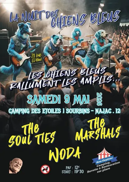 Concert - La nuit des Chiens Bleus 21ième edition