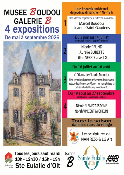 Exposition au Musée Marcel Boudou du 16 juille ...