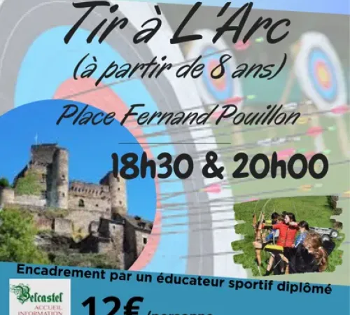 Tir à l'arc à Belcastel
