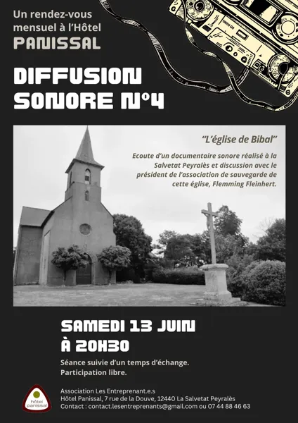 Diffusion sonore n°3 : l'église de Bibal