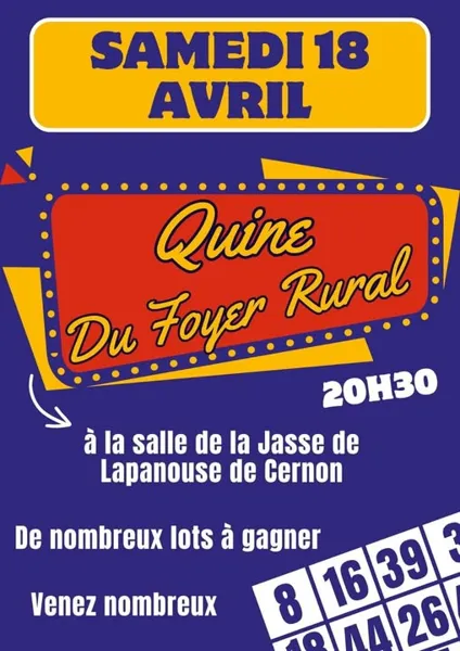 Quine du Foyer Rural