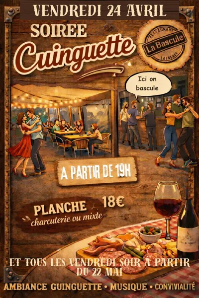 Soirée guinguette à la Bascule