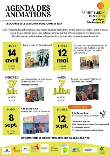 Jardin des liens à la ... - Crédit: Jardin des liens