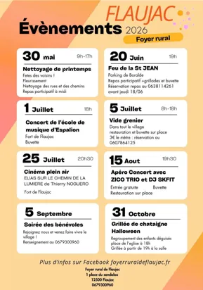 Vide grenier à Flaujac