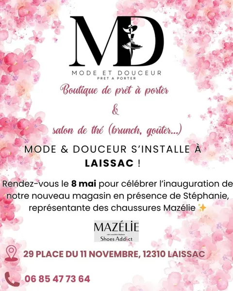 Inauguration de "Mode et Douceur" à Laissac