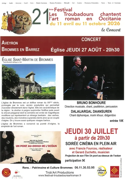 Pierres romanes en Carladez : concert de Bruno ...