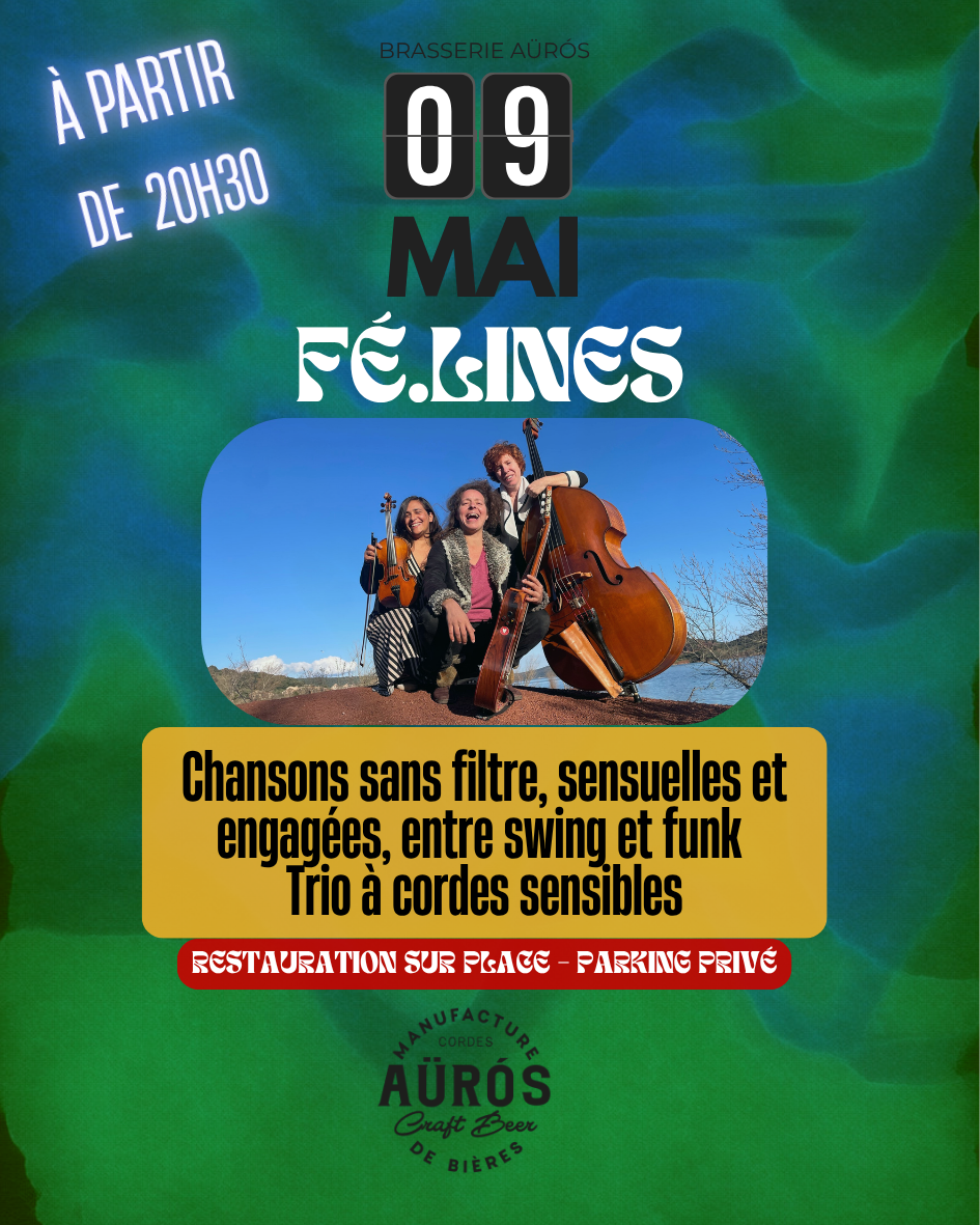 Fé.lines en concert à la Brasserie Auros