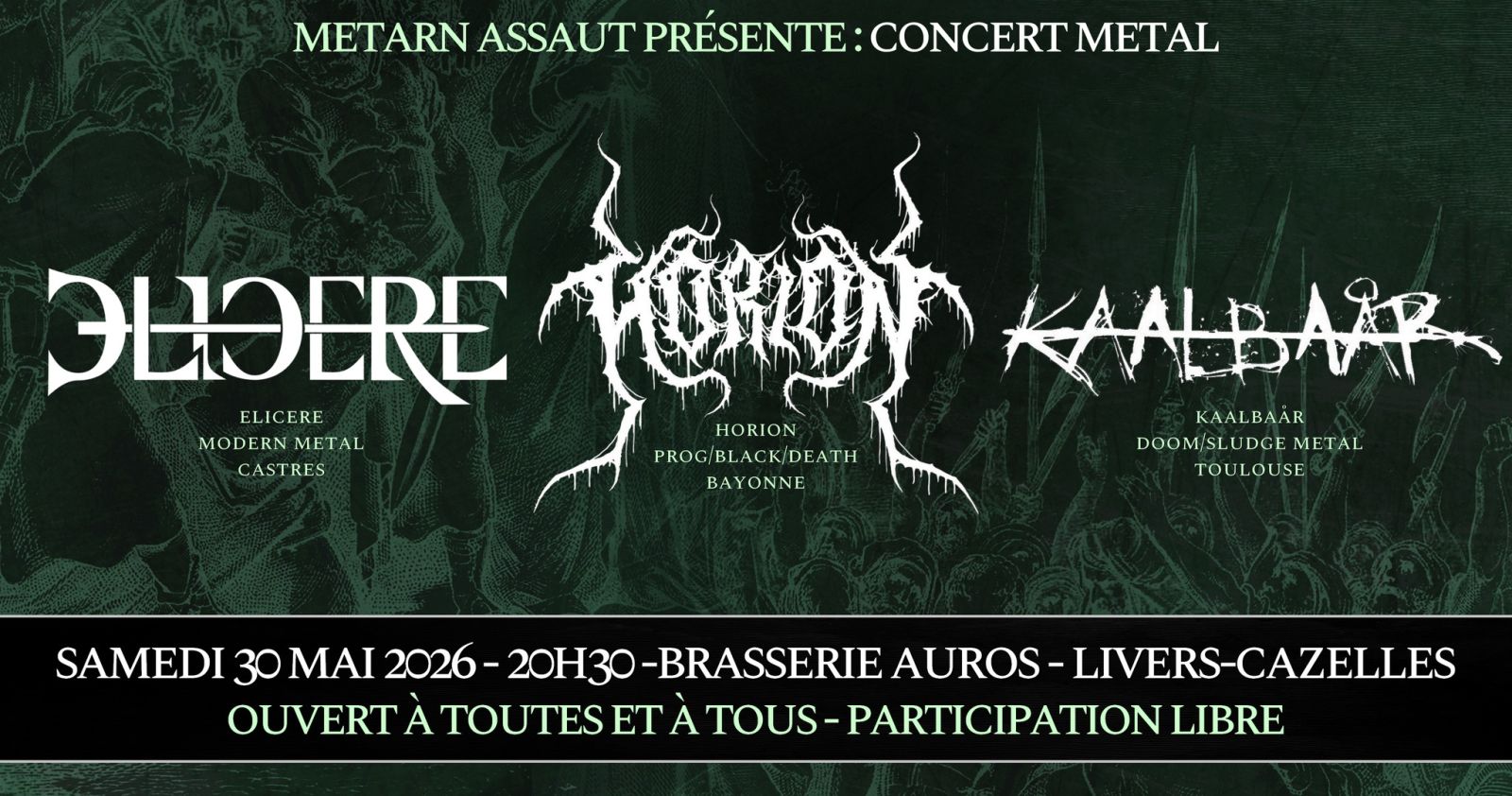 soirée Metarn Assaut à la Brasserie Auros