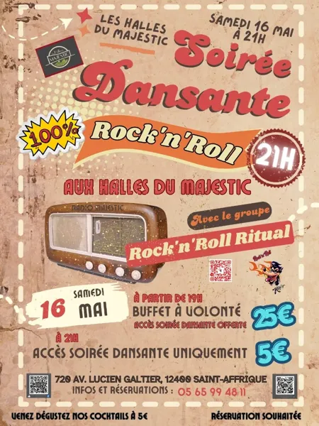 Soirée Dansante 100% Rock'n Roll