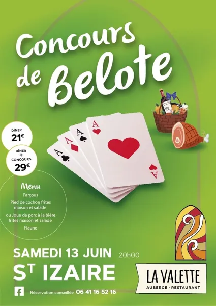 Dîner et Concours de Belote