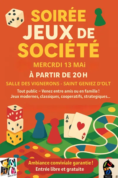 Soirée Jeux de Société – Spécial week-end de l ...