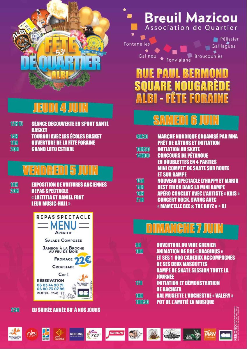 Fete de quartier Breuil Mazicou