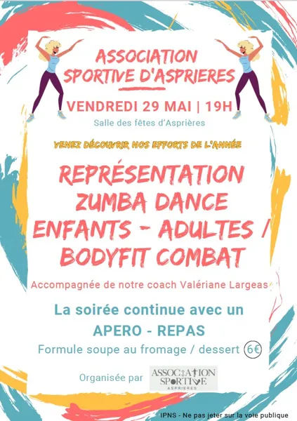 Soirée démonstration sportives à Asprières