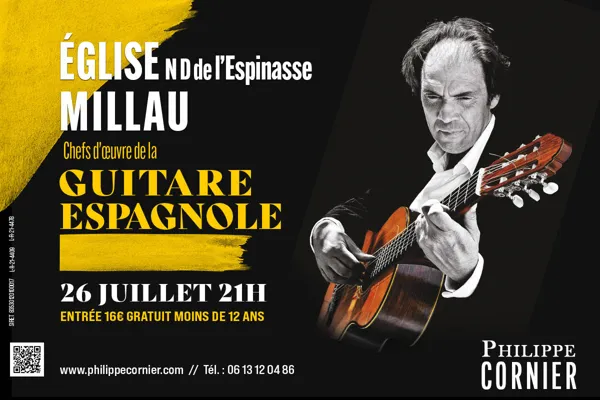 Concert guitare espagnole, Philippe Cornier