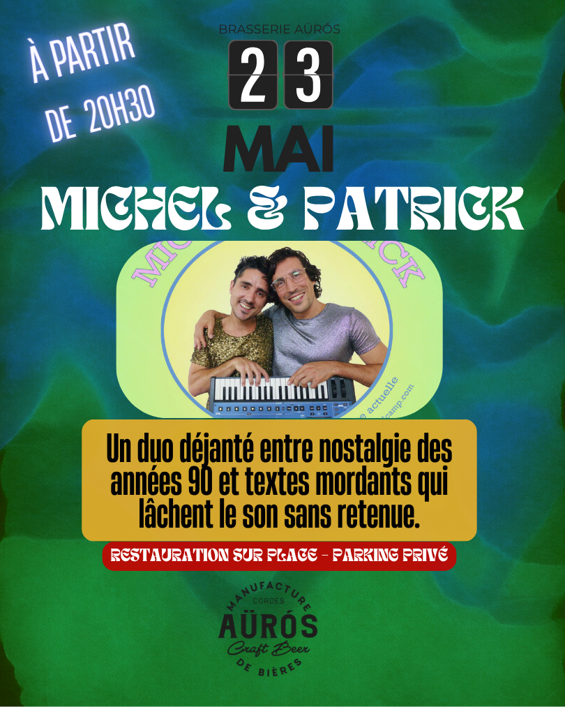 Concert Michel & Patrick à la Brasserie Auros