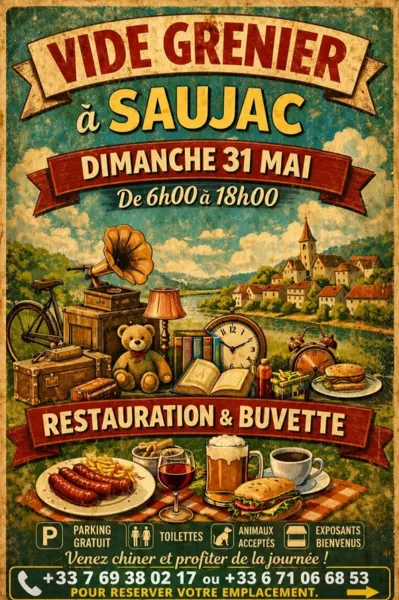 Vide grenier de Saujac