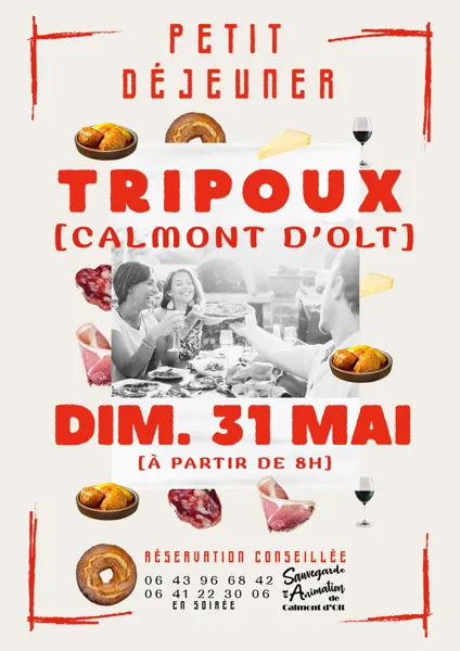 Petit-déjeuner à Calmont