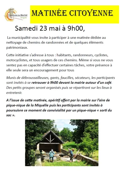 Matinée citoyenne