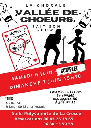Concert de la chorale " Vallées de choeurs " - ...