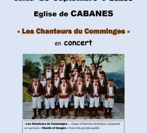 "Les chanteurs du Comminges" en concert - La Bastide l'Evêque