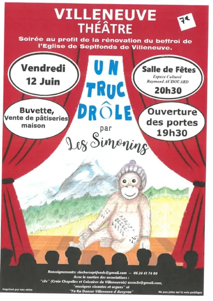Spectacle " Un truc drôle" par Les Simonins