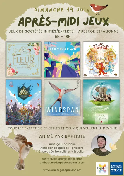 L'Auberge Espalionne - Jeux experts
