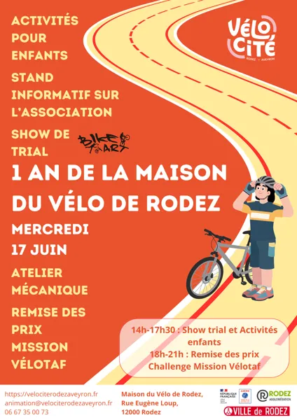 Anniversaire de la Maison du vélo de Rodez et  ...