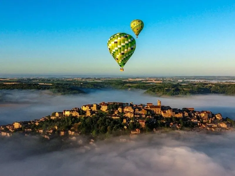 Vol en montgolfière a ...