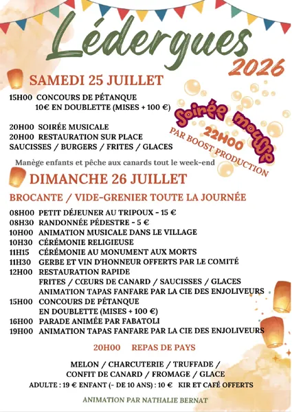 Fête à Lédergues