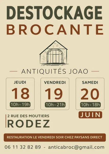 Destockage-Brocante: Antiquités JOAO