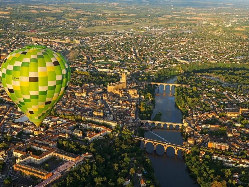 Vol en montgolfière a ...