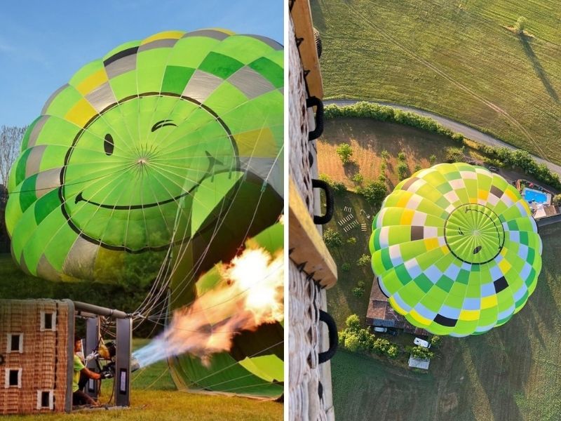 Vol en montgolfière à ...