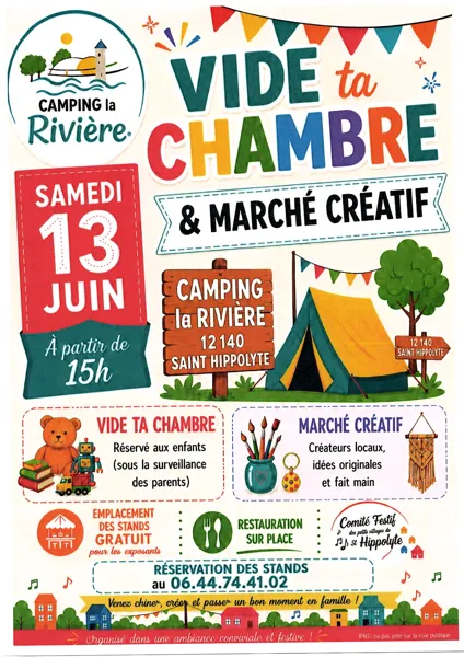Vide ta Chambre & Marché Créatif à Pons