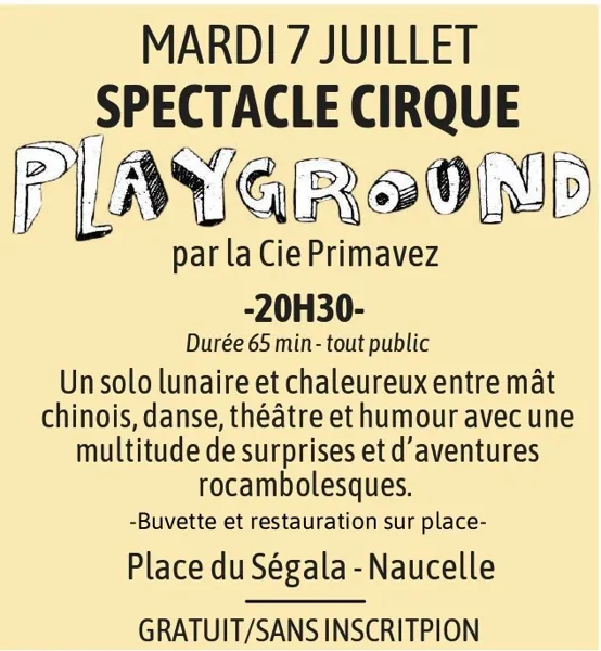 Spectacle cirque Playground