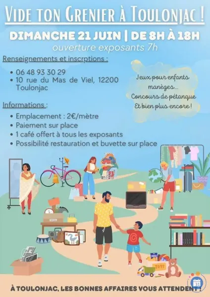 Vide ton grenier à Toulonjac !