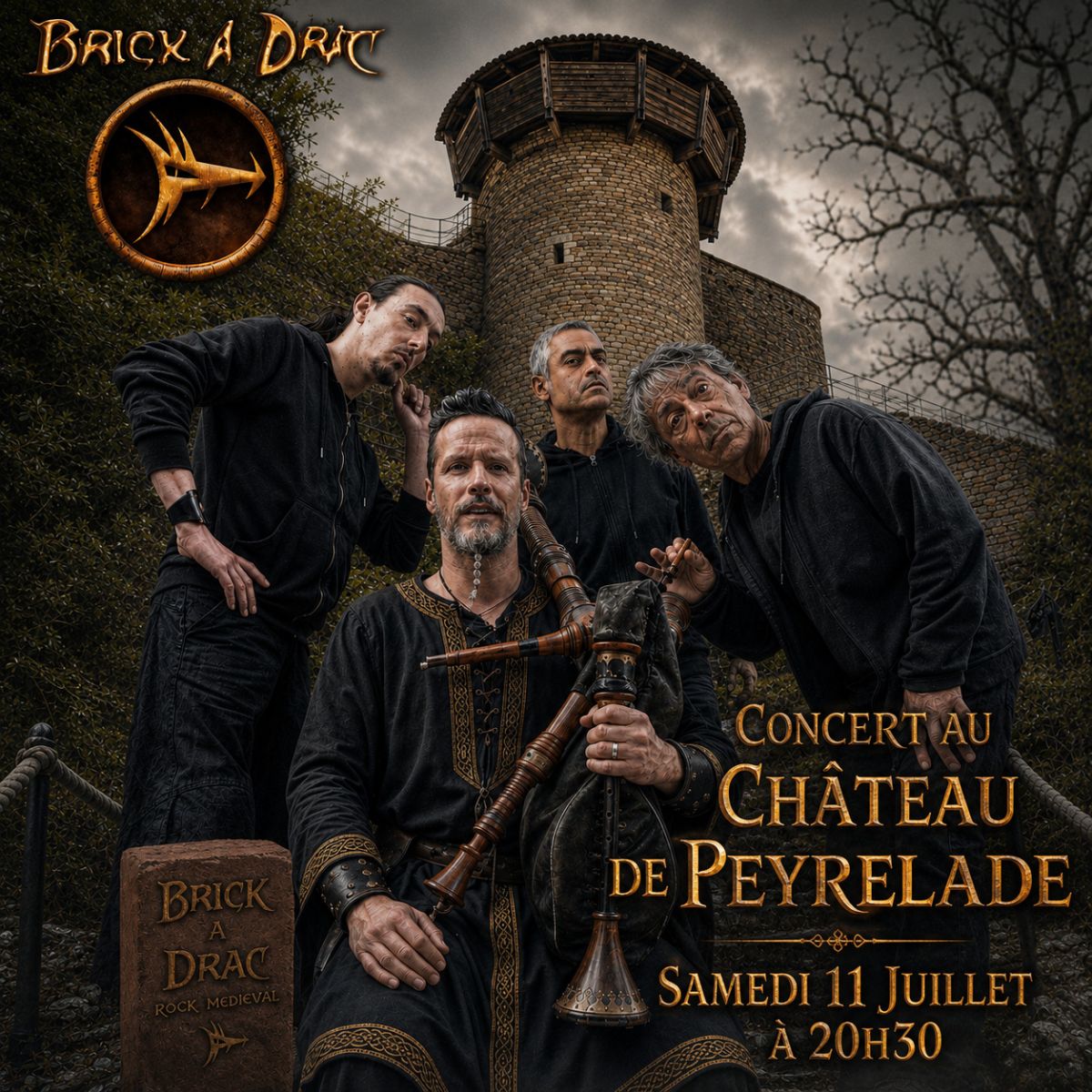 Concert "Bric à Drac" au Château de Peyrelade