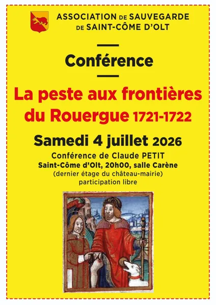 Conférence - La peste aux frontières du Rouerg ...