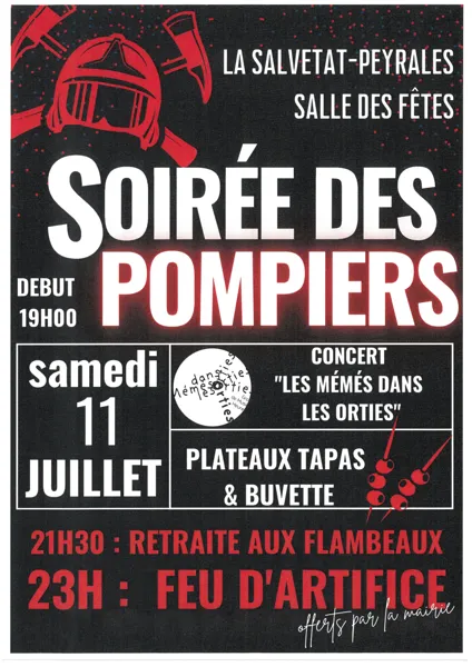 Soirée des pompiers