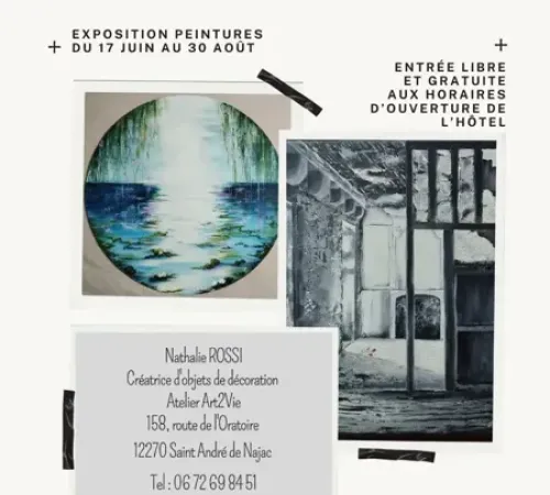 Exposition de Nathalie Rossi "Créons et partageons pour garder nos âmes en Vie"