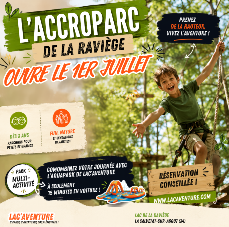 Ouverture de l'Accroparc - Lac'Aventure 😎