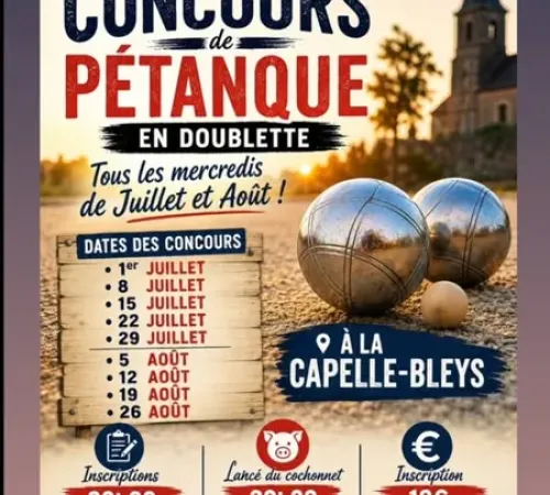 Concours de pétanque
