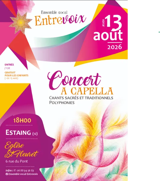 Concert A Capella - Entrevoix à l'Eglise St Fl ...