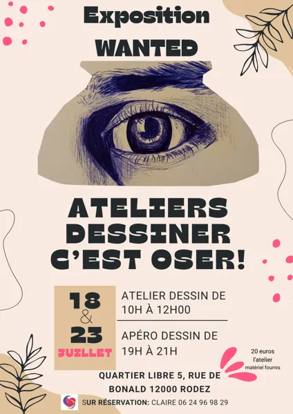 Ateliers dessiner c'est oser !