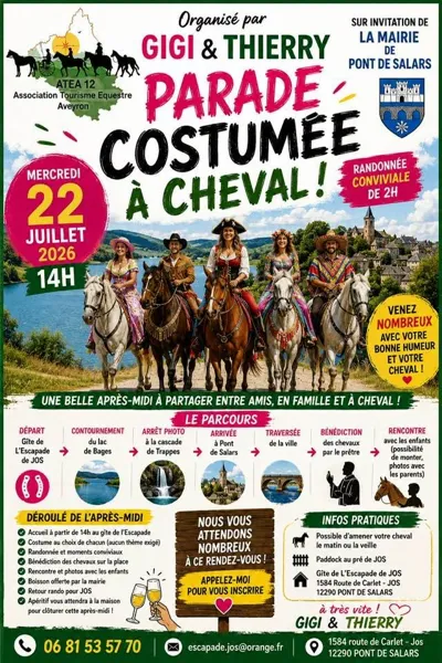 Parade costumée à cheval