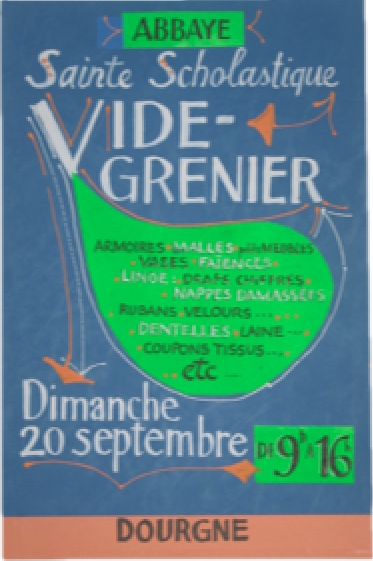Vide grenier Abbaye Sainte Scholastique