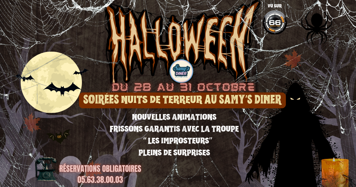 Halloween au Samy's Diner ( soirées nuits de Terreur )  