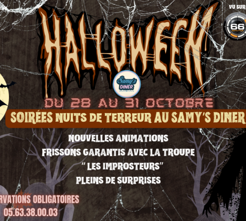 Halloween au Samy's Diner ( soirées nuits de Terreur )